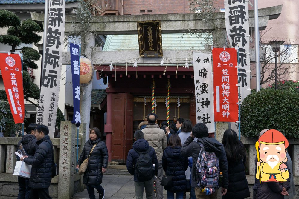 Kasamainari jinja ihonbashi cosa vedere a Tokyo