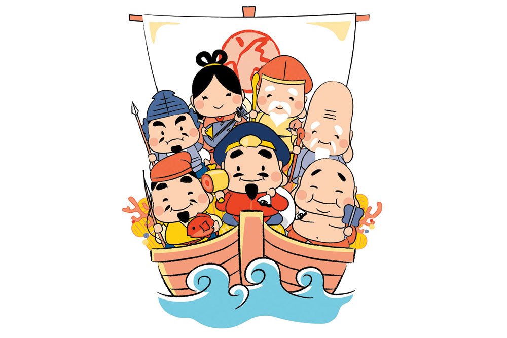 shichifukujin le 7 divinità della forutuna a Tokyo
