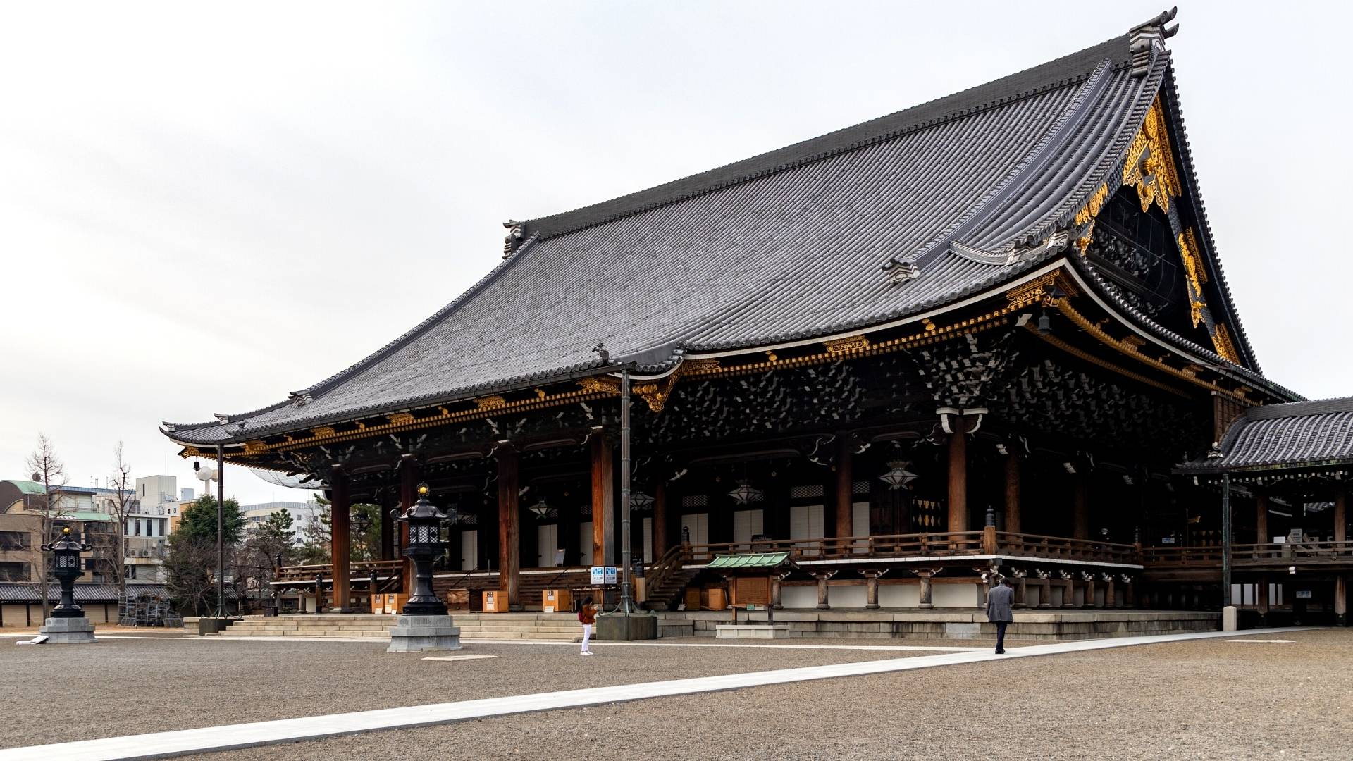 Higashi Honganji Amida kyoto cosa vedere giappone Higashi Honganji Sala Amida kyoto cosa vedere giappone