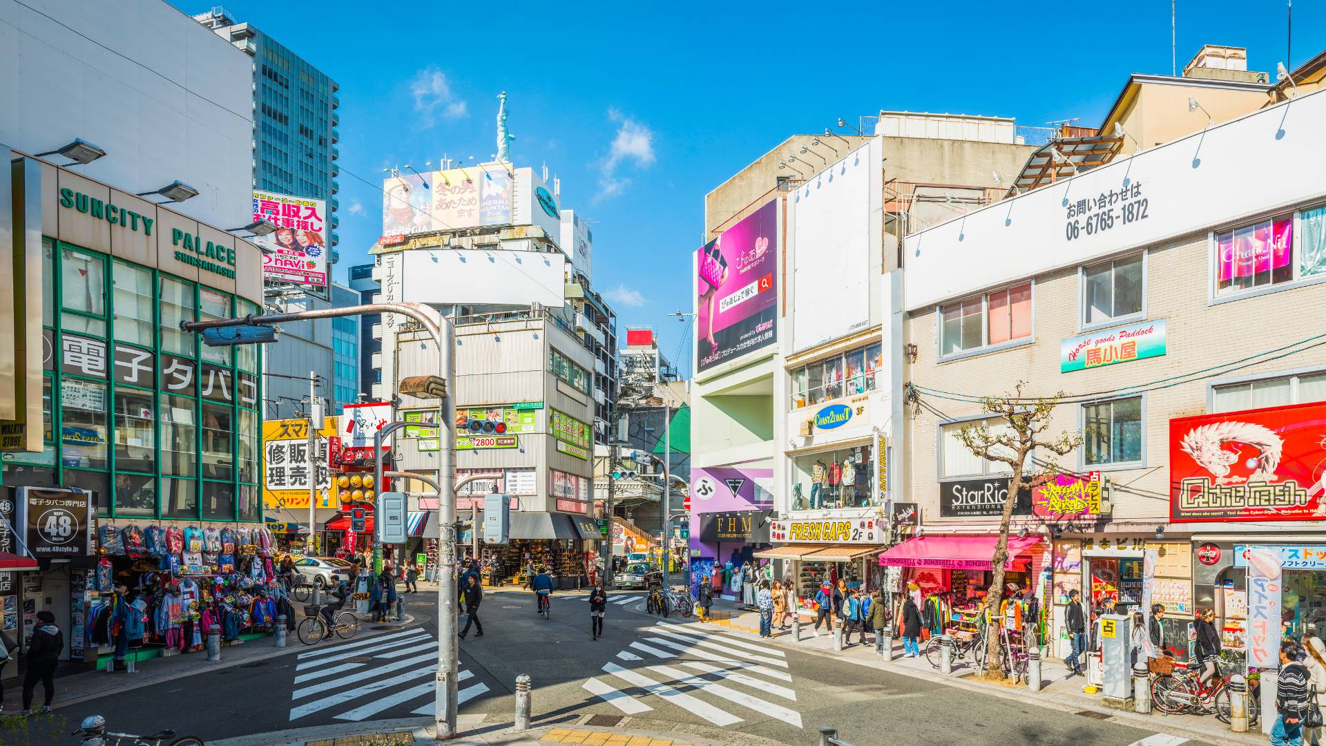 Amerikamura a Osaka cosa vedere in Giappone